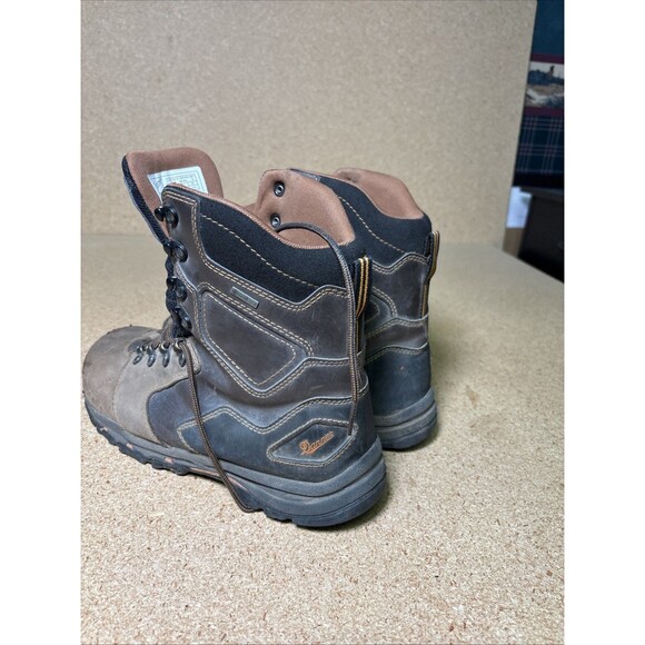 Danner Vicious 8" Brown Composite Toe Work Boots Men's Wide Size 10 D - Picture 3 of 9